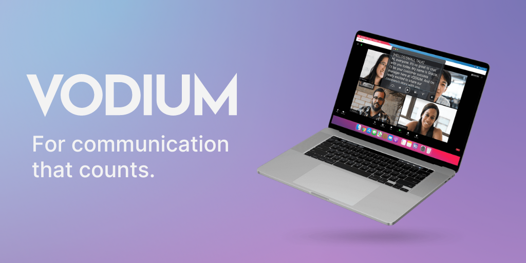 VODIUM Teleprompter for Zoom